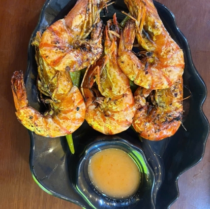 Tôm Nướng Sốt Thái